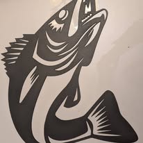 Walleye Metal Wall Art
